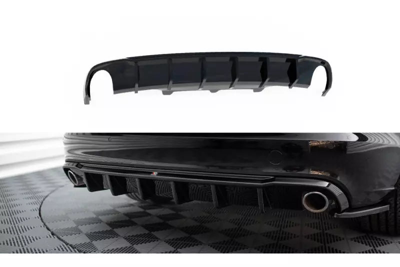 Maxton Design Heckdiffusor V.1 für Audi A6 Limousine / Avant C7 (2011-2014) Hochglanz schwarz – Ansicht 2