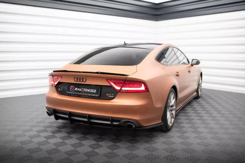 Maxton Design Street Pro Heckdiffusor für Audi A7 C7 Schwarz – Ansicht 2