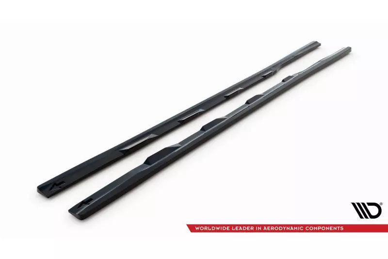 Maxton Design Seitenschweller (Paar) für Audi A7 C7 Hochglanz schwarz – Ansicht 4