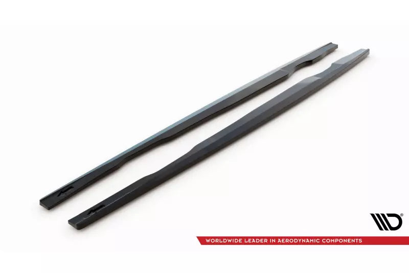 Maxton Design Seitenschweller (Paar) für Audi A7 S-Line C7 Hochglanz schwarz – Ansicht 4