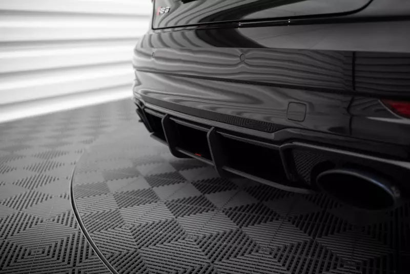 Maxton Design Street Pro Heckdiffusor für Audi RS3 Limousine 8V Facelift Schwarz – Ansicht 3