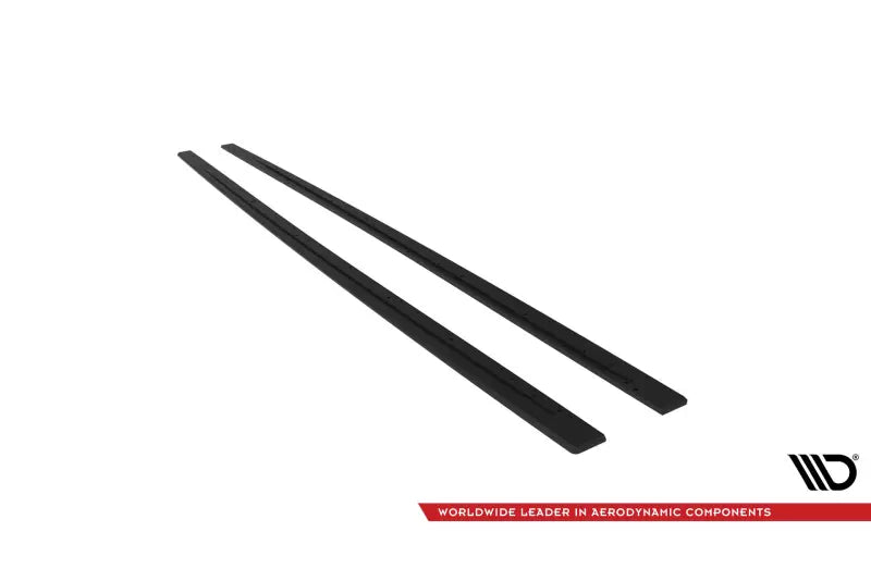 Maxton Design Street Pro Seitenschweller (Paar) für Audi RS3 Limousine 8V Facelift Schwarz matt – Ansicht 4