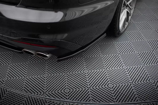 Maxton Design Diffusor Flaps für Audi S4 B9 Facelift Hochglanz schwarz – Ansicht 1