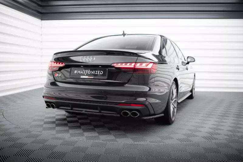 Maxton Design Diffusor Flaps für Audi S4 B9 Facelift Hochglanz schwarz – Ansicht 2