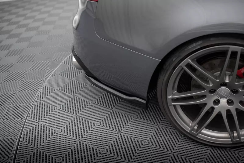 Maxton Design Diffusor Flaps V.2 für Audi S5 / A5 S-Line Coupe / Cabrio B8 8T Facelift Hochglanz schwarz – Ansicht 3