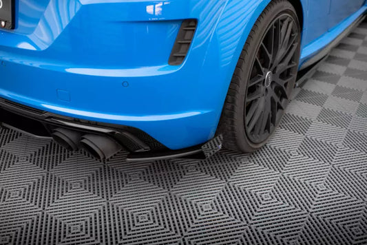 Maxton Design Street Pro Diffusor Flaps für Audi TT S 8S Schwarz mit Hochglanz Flaps – Ansicht 1