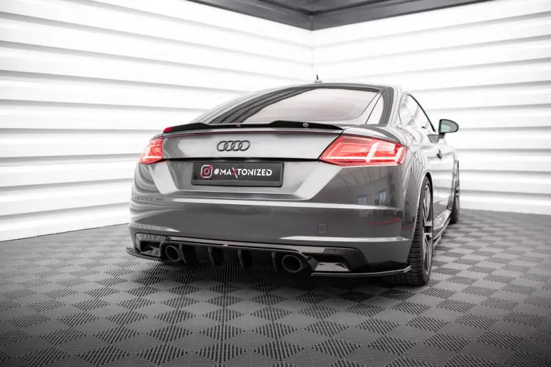 Maxton Design Heckspoiler Lippe für Audi TT S / S-Line 8S Hochglanz schwarz – Ansicht 3
