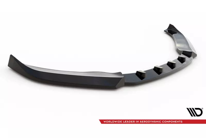 Maxton Design Frontlippe V.2 für Audi TT S / S-Line 8S Hochglanz schwarz – Ansicht 4