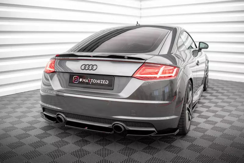 Maxton Design Heckdiffusor für Audi TT S-Line 8S Hochglanz schwarz – Ansicht 1