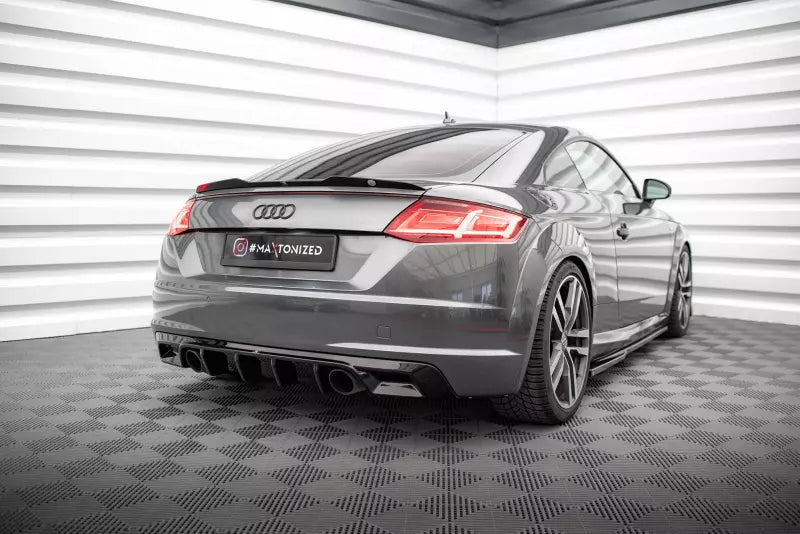 Maxton Design Heckdiffusor für Audi TT S-Line 8S Hochglanz schwarz – Ansicht 2