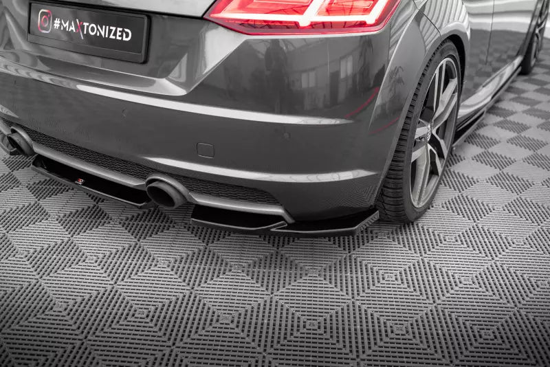 Maxton Design Diffusor Flaps für Audi TT S-Line 8S Hochglanz schwarz – Ansicht 1