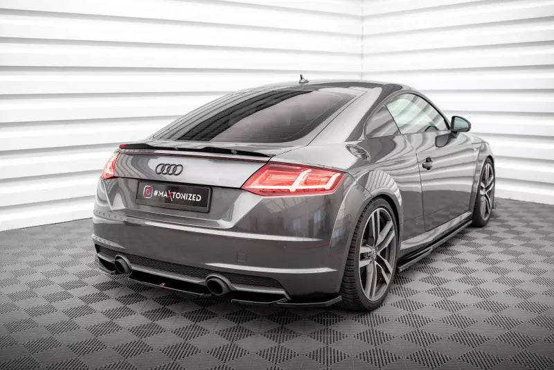 Maxton Design Diffusor Flaps für Audi TT S-Line 8S Hochglanz schwarz – Ansicht 2