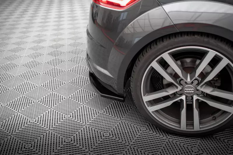 Maxton Design Diffusor Flaps V.2 für Audi TT S-Line 8S Hochglanz schwarz – Ansicht 2