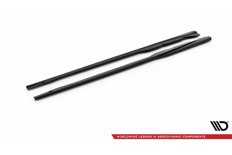 Maxton Design Seitenschweller (Paar) für Audi TT S-Line 8S Hochglanz schwarz – Ansicht 4