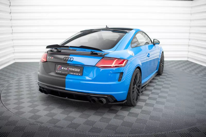 Maxton Design Diffusor Flaps für Audi TT S 8S Hochglanz schwarz – Ansicht 2
