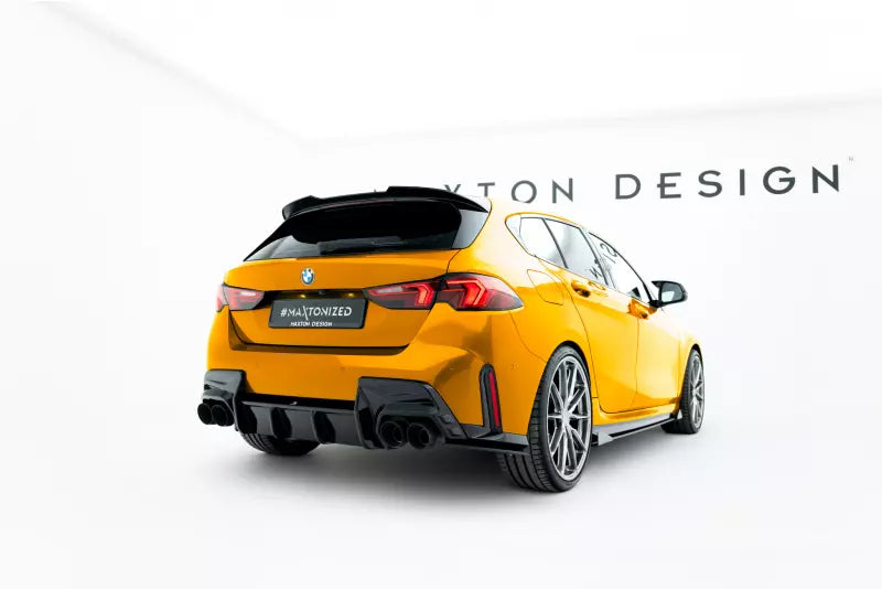 Maxton Design Heckspoiler Lippe für BMW 1er F40 Hochglanz schwarz – Ansicht 2