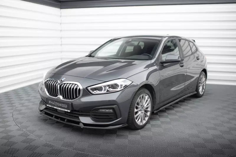 Maxton Design Frontlippe für BMW 1er F40 Hochglanz schwarz – Ansicht 4