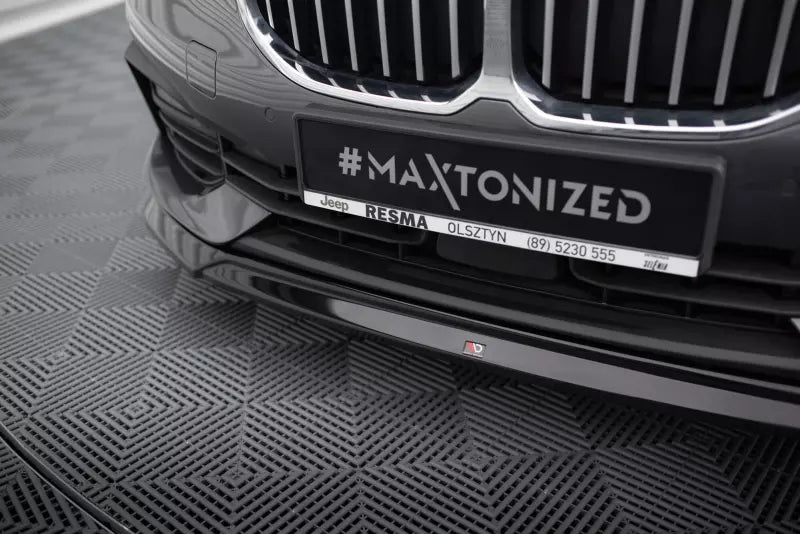 Maxton Design Frontlippe V.2 für BMW 1er F40 Hochglanz schwarz – Ansicht 3
