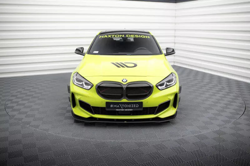 Maxton Design Street Pro Frontlippe für BMW 1er F40 M-Paket / M135i Schwarz matt – Ansicht 2