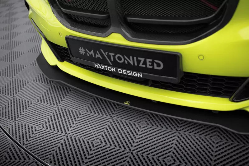 Maxton Design Street Pro Frontlippe für BMW 1er F40 M-Paket / M135i Schwarz matt – Ansicht 3