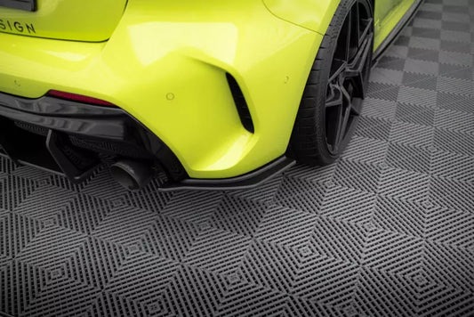 Maxton Design Street Pro Diffusor Flaps für BMW 1er F40 M-Paket / M135i Schwarz matt – Ansicht 1