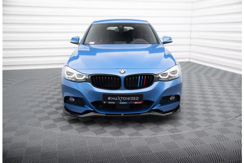 Maxton Design Frontlippe V.2 für BMW 3er GT M-Paket F34 Hochglanz schwarz – Ansicht 2