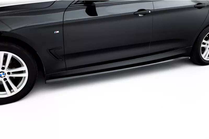 Maxton Design Seitenschweller (Paar) für BMW 3er GT M-Paket F34 Hochglanz schwarz – Ansicht 1