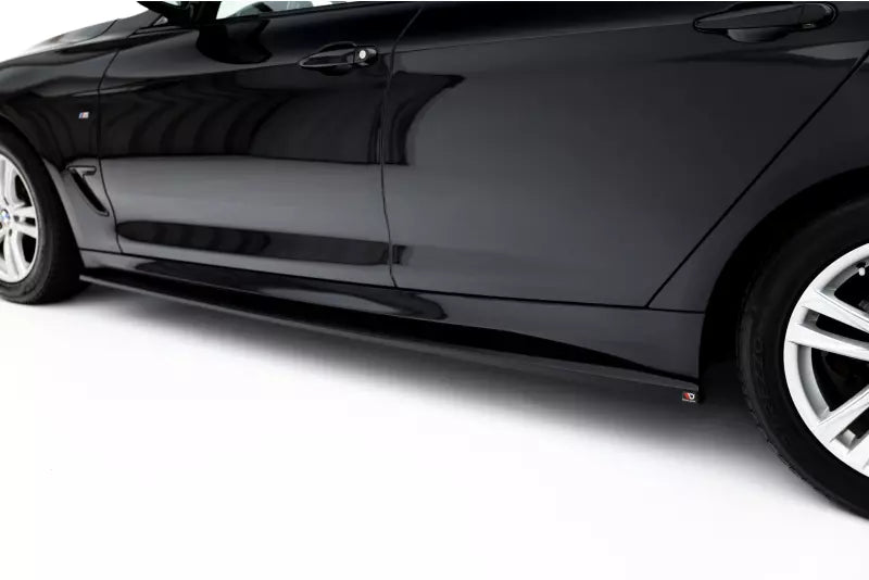 Maxton Design Seitenschweller (Paar) für BMW 3er GT M-Paket F34 Hochglanz schwarz – Ansicht 3