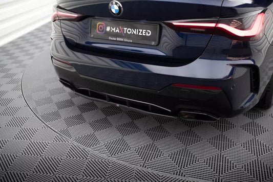Maxton Design Heckdiffusor für BMW 4er M440i G22 Hochglanz schwarz – Ansicht 1