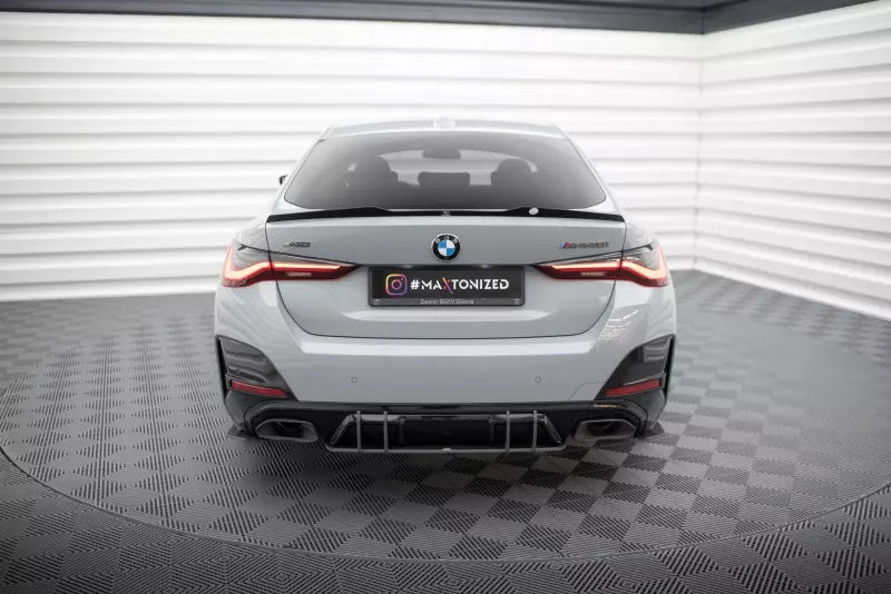 Maxton Design Street Pro Heckdiffusor für BMW 4er Gran Coupe M440i G26 Schwarz matt – Ansicht 2