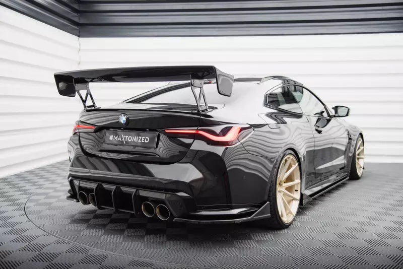 Maxton Design Diffusor Flaps V.4 für BMW M4 G82 Hochglanz schwarz – Ansicht 1