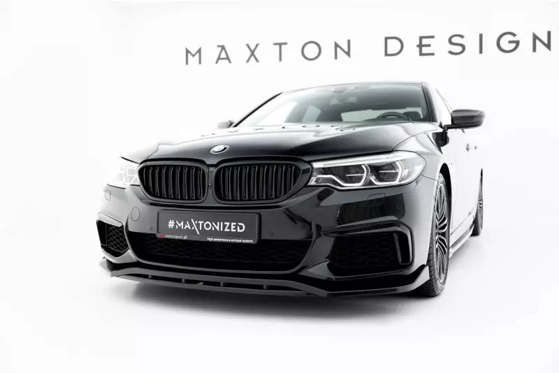 Maxton Design Frontlippe V.3 für BMW 5er M-Paket G30 / G31 Hochglanz schwarz – Ansicht 1