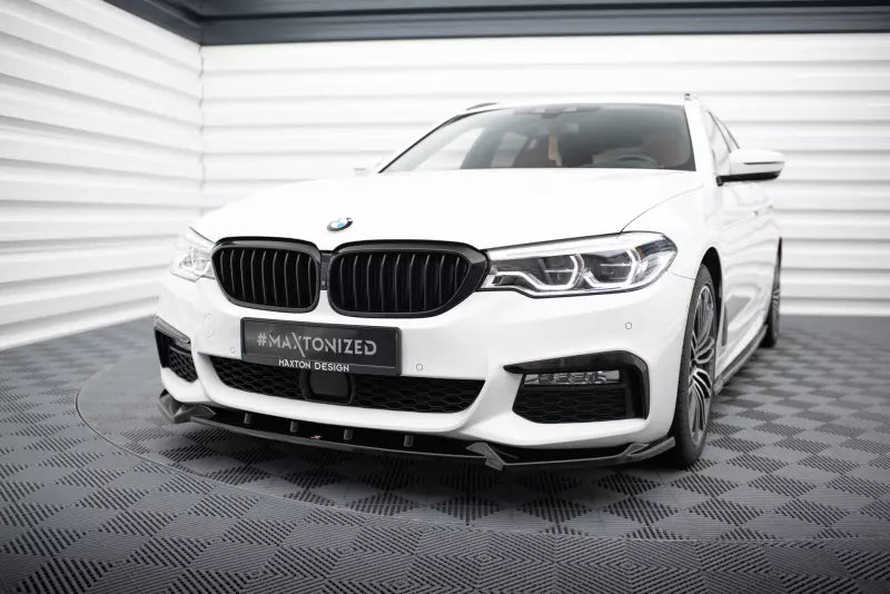 Maxton Design Frontlippe V.4 für BMW 5er M-Paket G30 / G31 (2017-2020) Hochglanz schwarz – Ansicht 1