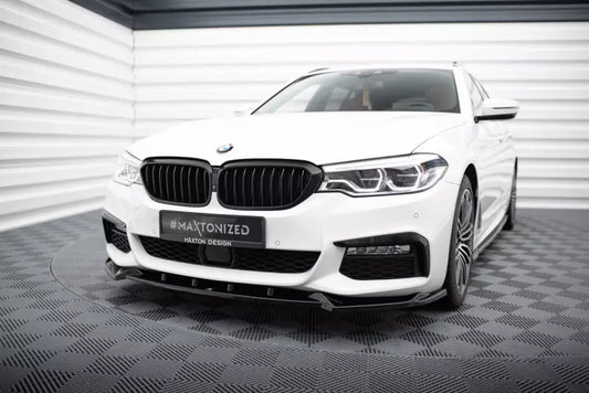 Maxton Design Frontlippe V.4 für BMW 5er M-Paket G30 / G31 (2017-2020) Hochglanz schwarz – Ansicht 1