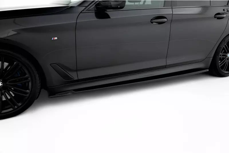 Maxton Design Seitenschweller (Paar) V.2 für BMW 5er M-Paket G30 / G31 Hochglanz schwarz – Ansicht 1