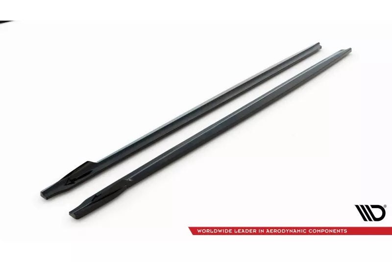 Maxton Design Seitenschweller (Paar) V.2 für BMW 5er M-Paket G30 / G31 Hochglanz schwarz – Ansicht 4