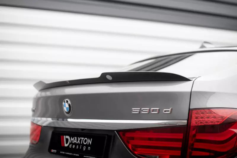 Maxton Design Heckspoiler Lippe für BMW 5er GT M-Paket F07 Hochglanz schwarz – Ansicht 1