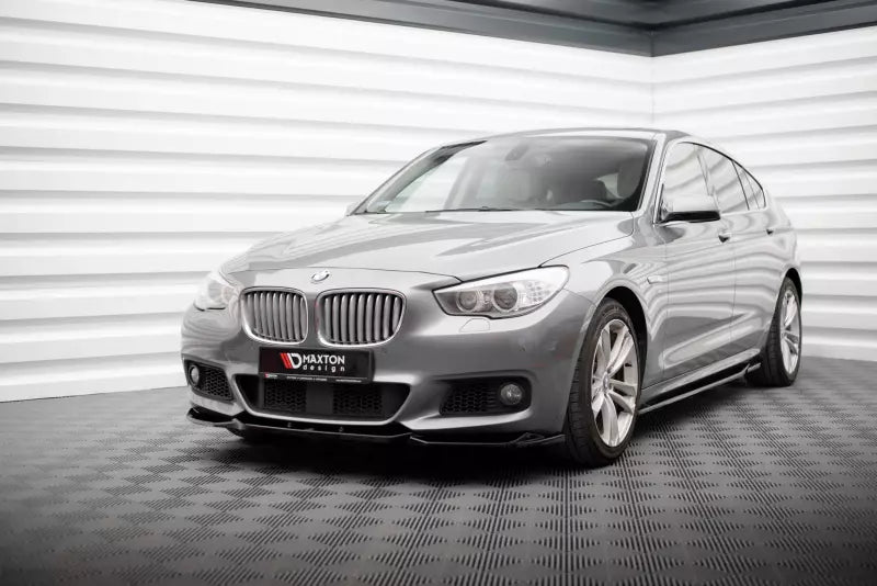 Maxton Design Frontlippe für BMW 5er GT M-Paket F07 Hochglanz schwarz – Ansicht 1