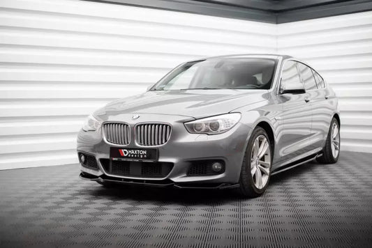 Maxton Design Frontlippe für BMW 5er GT M-Paket F07 Hochglanz schwarz – Ansicht 1