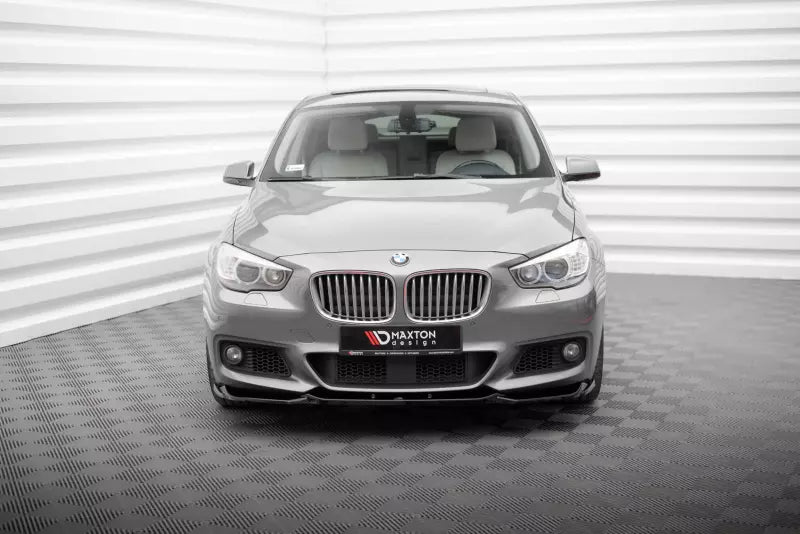 Maxton Design Frontlippe für BMW 5er GT M-Paket F07 Hochglanz schwarz – Ansicht 2