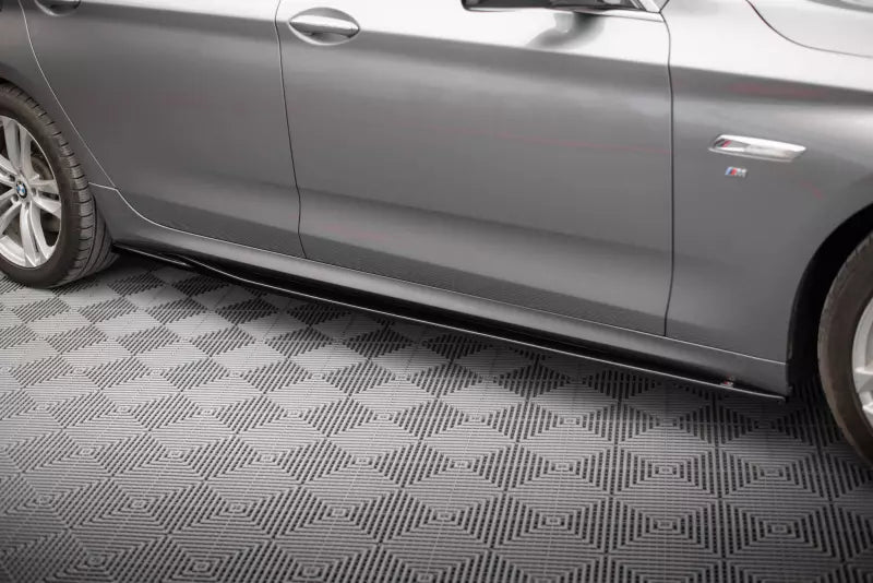 Maxton Design Seitenschweller (Paar) für BMW 5er GT M-Paket F07 Hochglanz schwarz – Ansicht 1