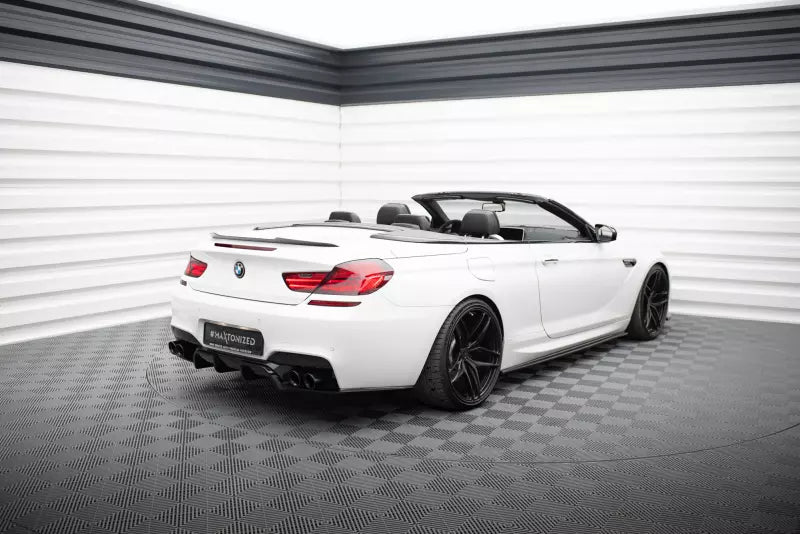 Maxton Design Heckspoiler Lippe für BMW M6 / 6 M-Paket Cabriolet F12 Hochglanz schwarz – Ansicht 4
