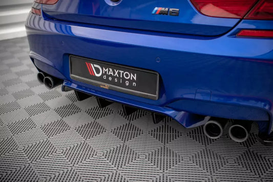 Maxton Design Heckdiffusor für BMW M6 Gran Coupe / Coupe / Cabriolet F06 / F13 / F12 Hochglanz schwarz – Ansicht 1