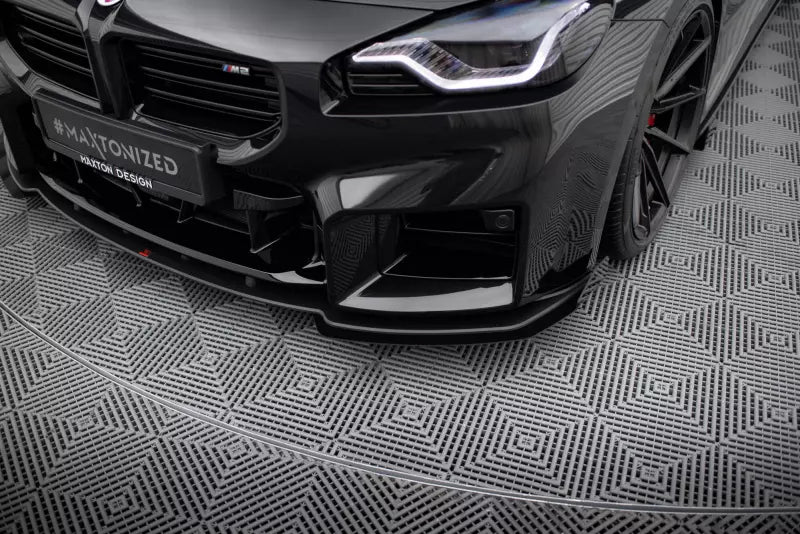 Maxton Design Front Flaps BMW M2 G87 Hochglanz schwarz – Ansicht 3