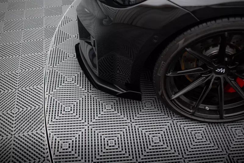 Maxton Design Front Flaps BMW M2 G87 Hochglanz schwarz – Ansicht 4