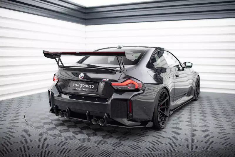 Maxton Design Hintere Seiten Flaps BMW M2 G87 Hochglanz schwarz – Ansicht 2
