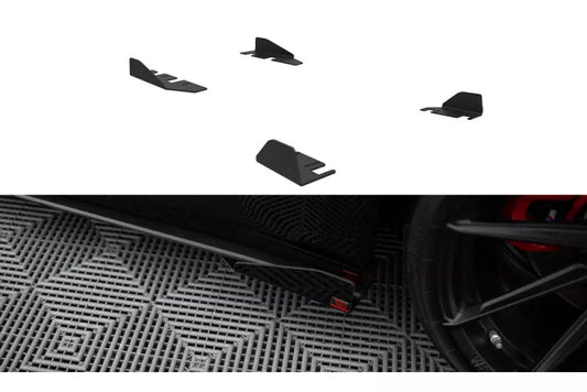 Maxton Design Seiten Flaps BMW M2 G87 Hochglanz schwarz – Ansicht 1