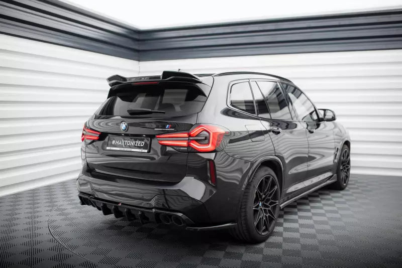 Maxton Design Heckspoiler 3D für BMW X3 M F97 Facelift Hochglanz schwarz – Ansicht 3