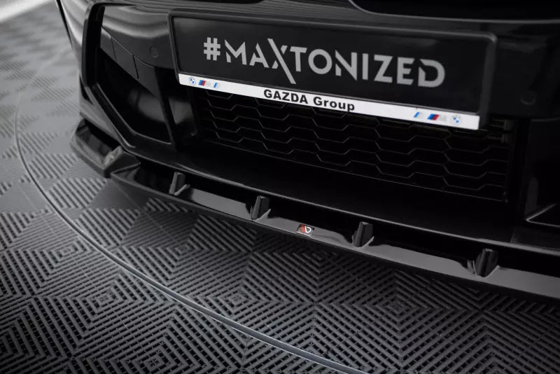 Maxton Design Frontlippe für BMW X3 M F97 Facelift Hochglanz schwarz – Ansicht 3