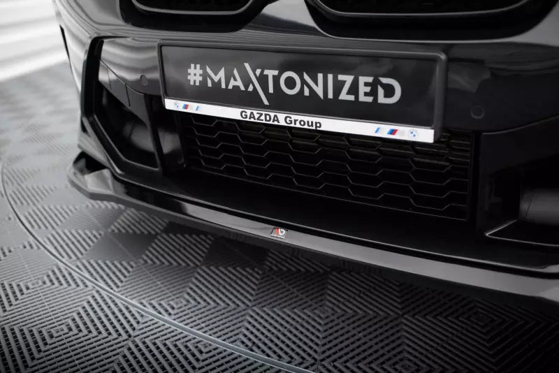 Maxton Design Frontlippe V.2 für BMW X3 M F97 Facelift Hochglanz schwarz – Ansicht 3